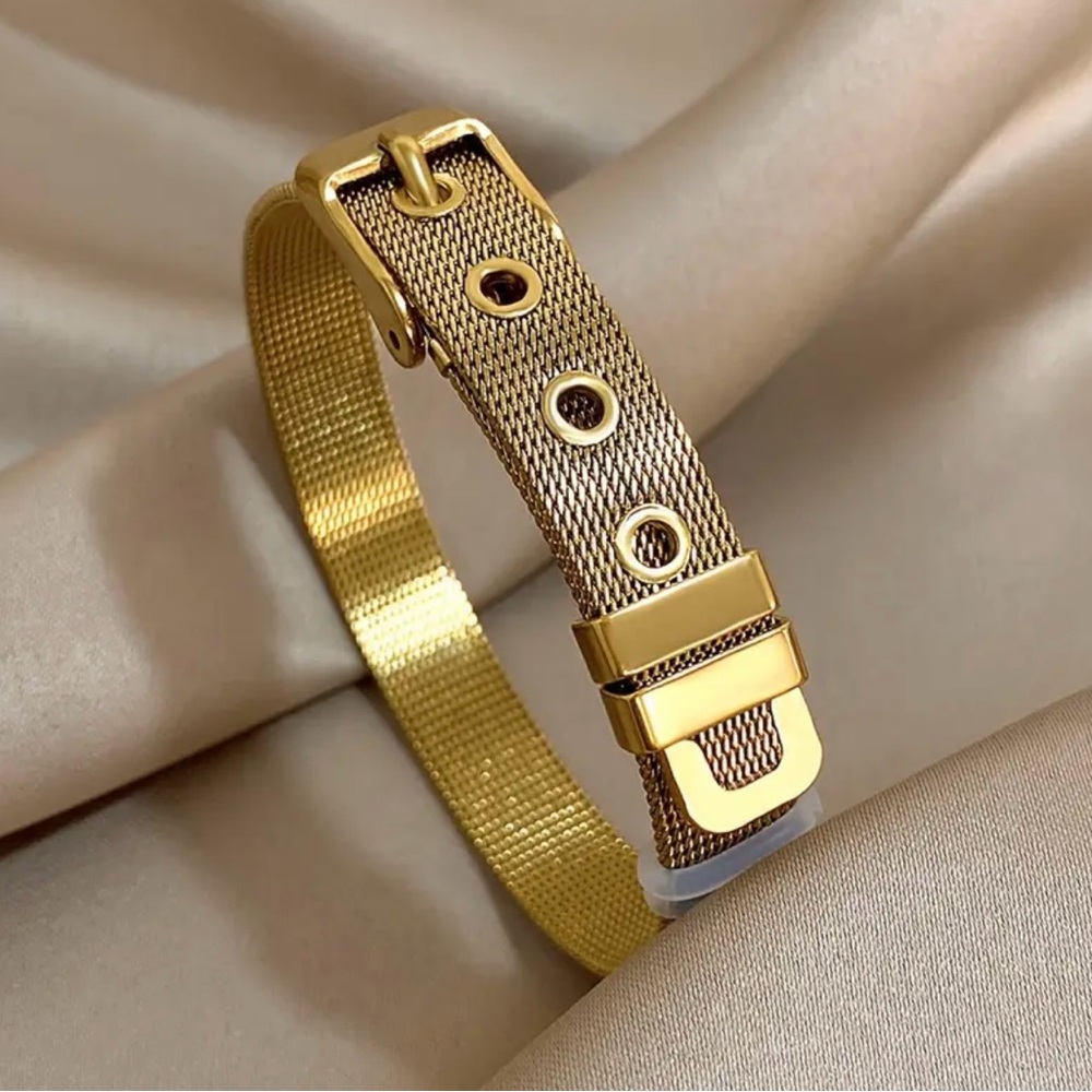 Vintage Stainless Steel Bracelet - Picture 11 of 13